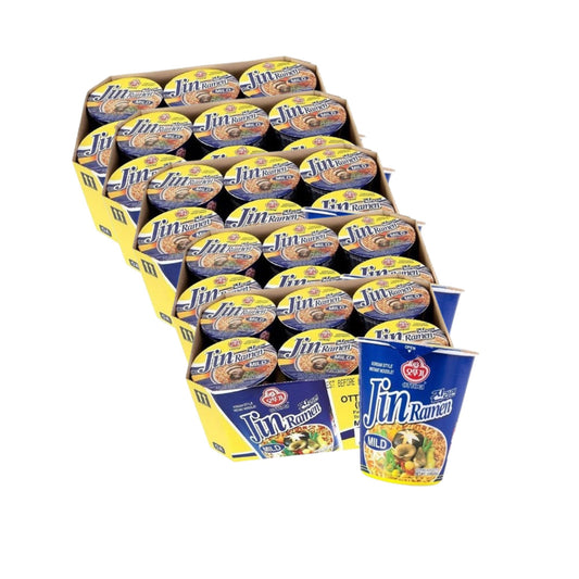 Remate 30 Vasos de 5 Cajas Chicos de Ottogi Jin Ramen Mild