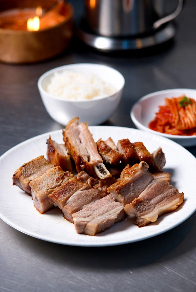 Galbi de Cerdo de Cabeza de Lomo (돼지 목살 갈비) 500g