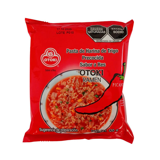 Sopa Instantánea Ramen Coreana Picante Ottogi/Otoki Nuevo Empaque Sabor Res 1 Bolsa