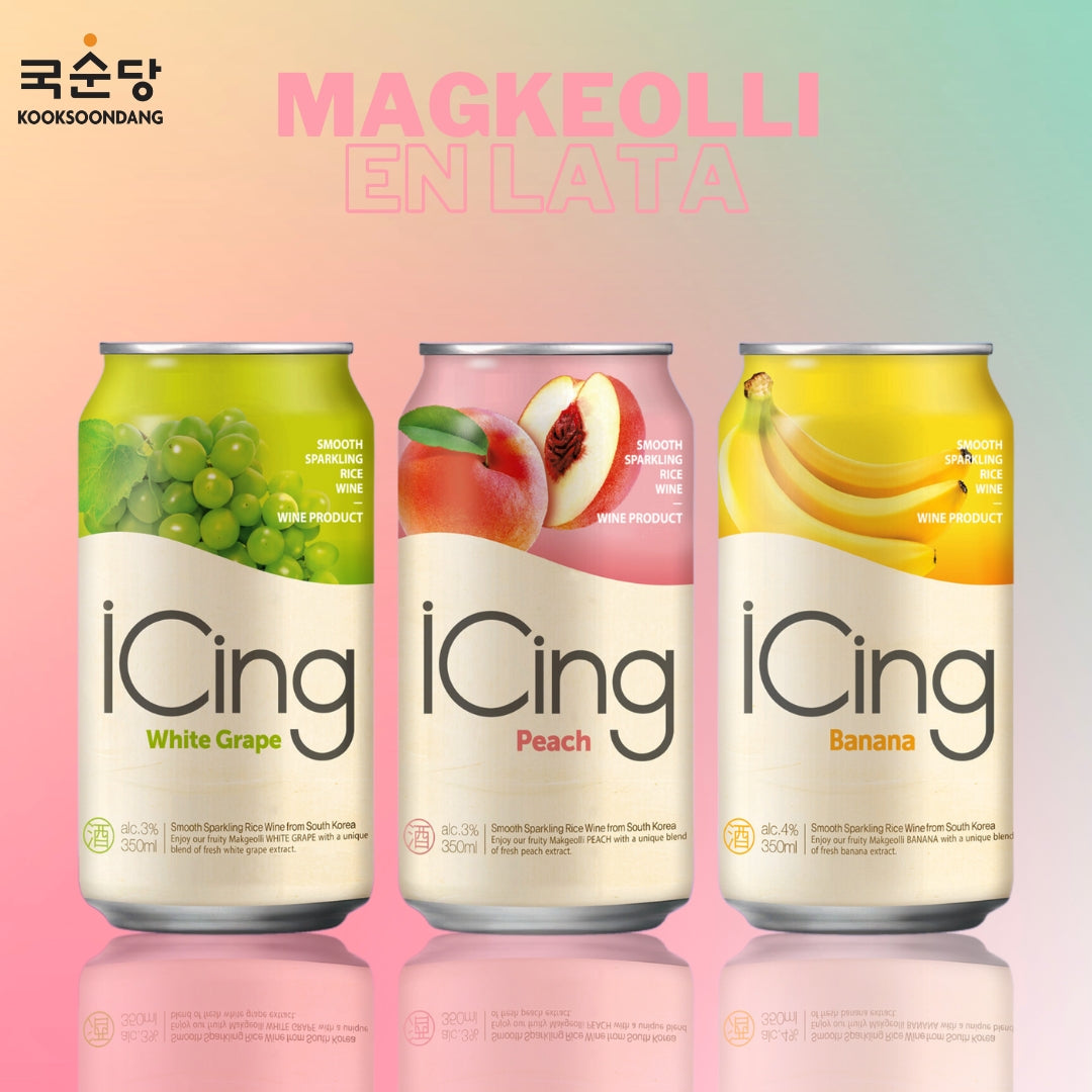 국순당 캔 막걸리 복숭아맛 / Bebida Coreana Makkoli Kooksoondang Sabor Durazno 1 Lata