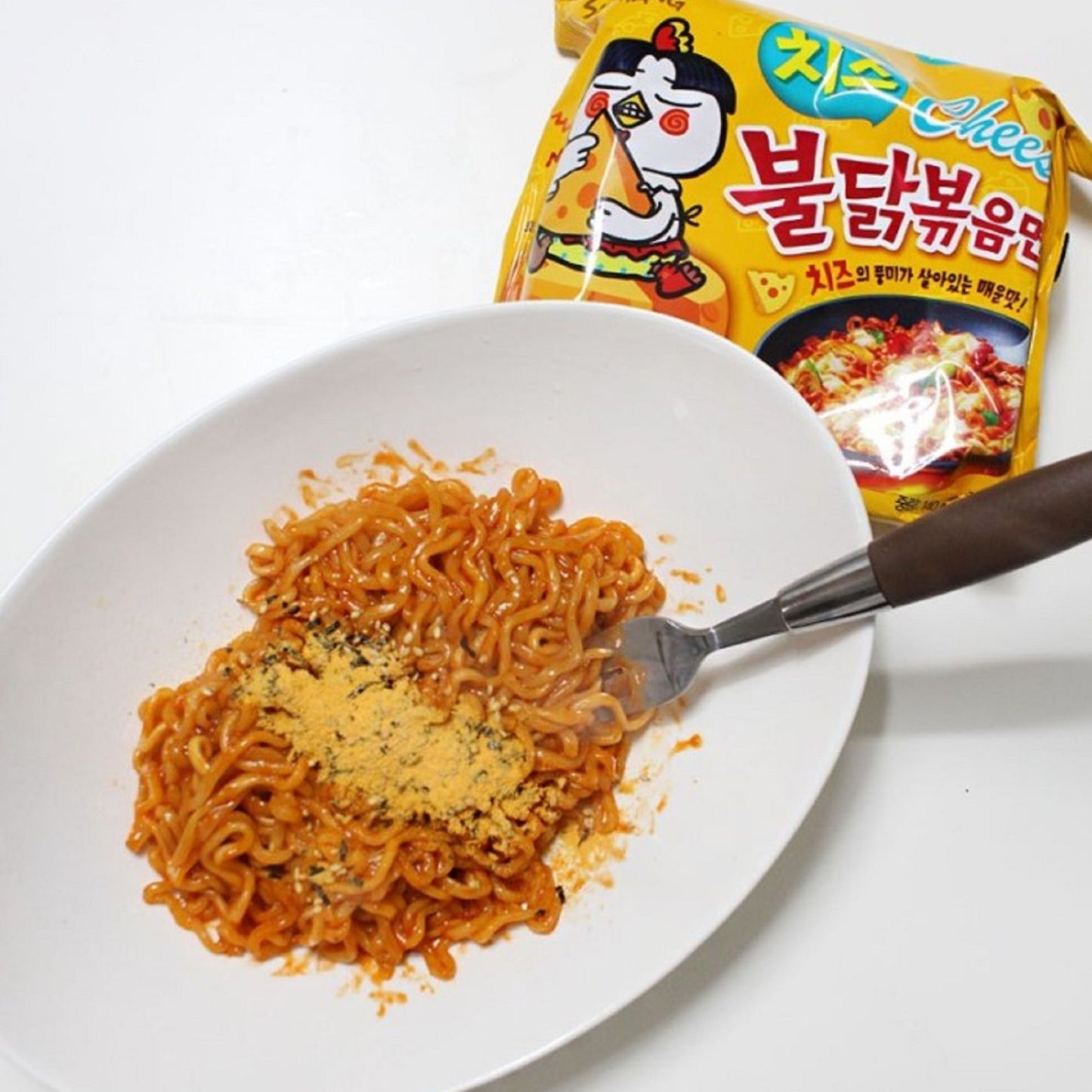 Sopa Instantánea Ramen Coreana Buldak Queso Picante 1 Bolsa