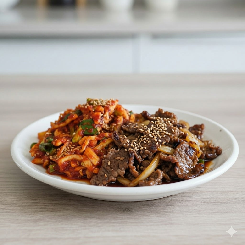 Kimchi de Tiras de Rábano Seco Coreano (Mu Malraengi) 200g