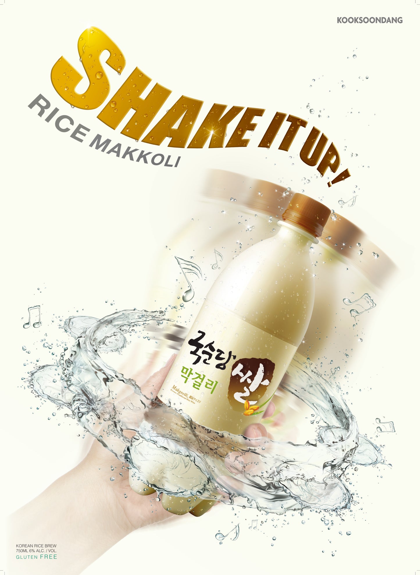 국순당 막걸리 오리지널 맛 / Bebida Coreana Makkoli Kooksoondang Sabor Original 1 Botella