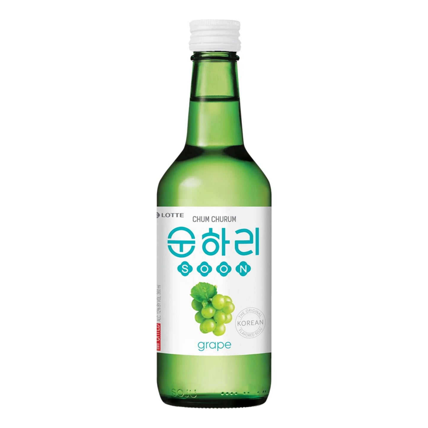 Bebida Coreana Licor Soju Soonjari Sabor Uva 1 Botella