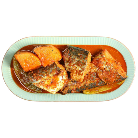 삼치 매콤한 무조림 / Sierra Preparada con Nabo Salsa Dulce Picante