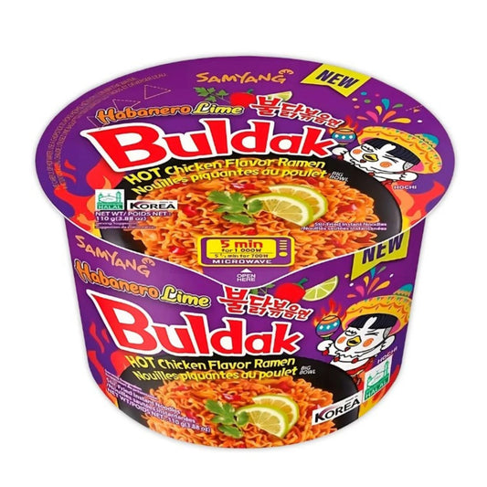 opa Instantánea Ramen Coreana Buldak Big Bowl Sabor Habanero 1 cup
