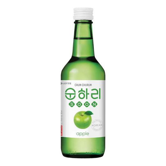 Bebida Coreana Licor Soju Soonjari Sabor Manzana 1 Botella