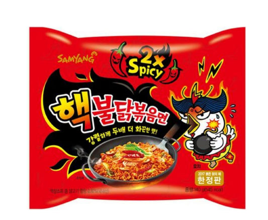 Sopa Instantánea Ramen Coreana Buldak Doble Picante 1 Bolsa
