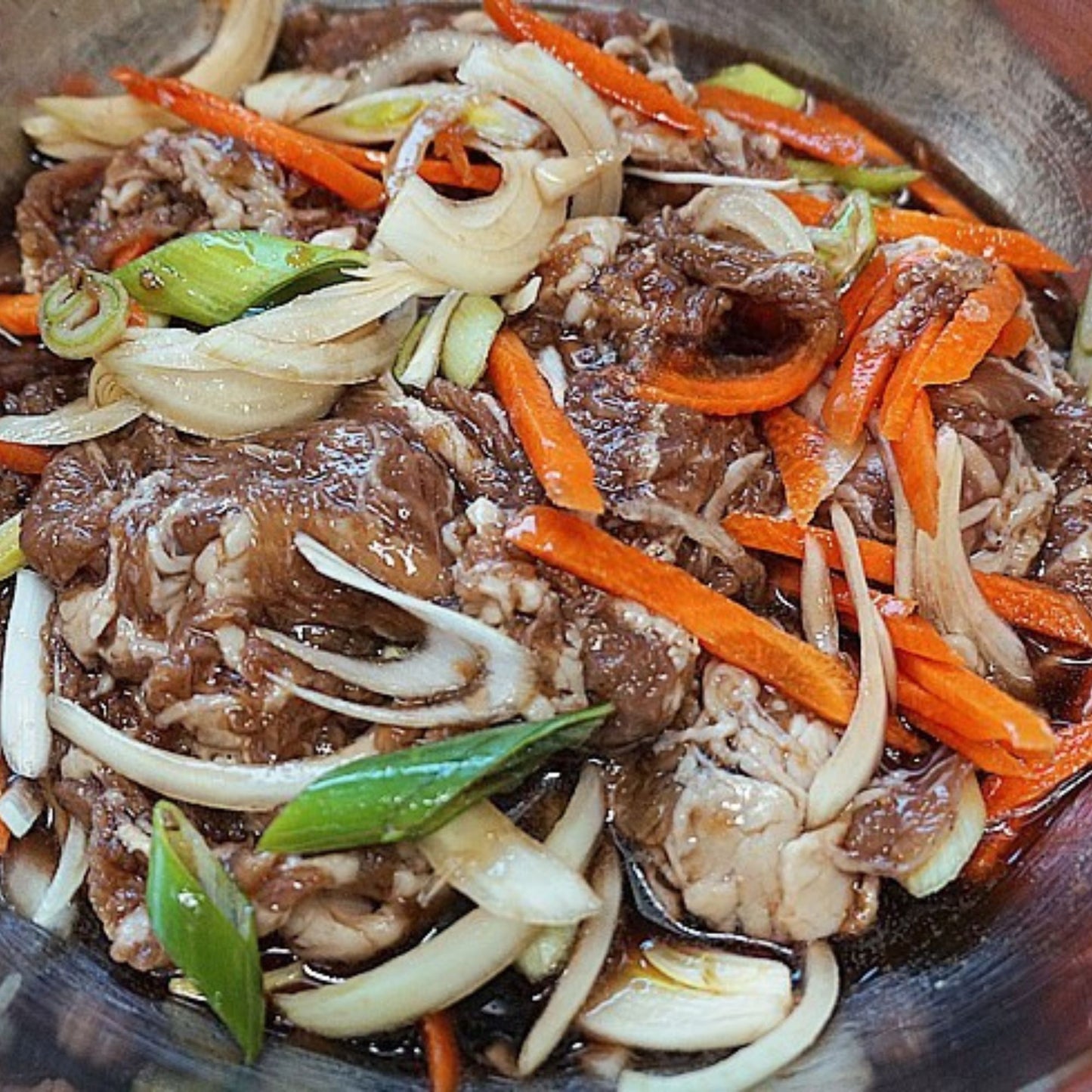 비조리 양념 소고기 불고기  / Bulgogi (carne de res marinada y asada al estilo coreano)