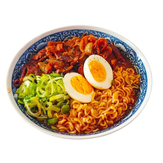 제육 볶음 라면 / Ramen con Cerdo dulce Picante